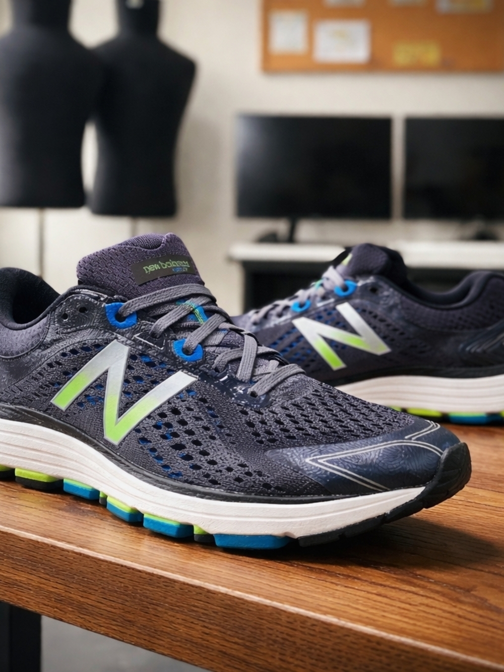 New Balance Mens 1260 V7 Shoes Blue Running Lace Up Sneakers Size 10.5